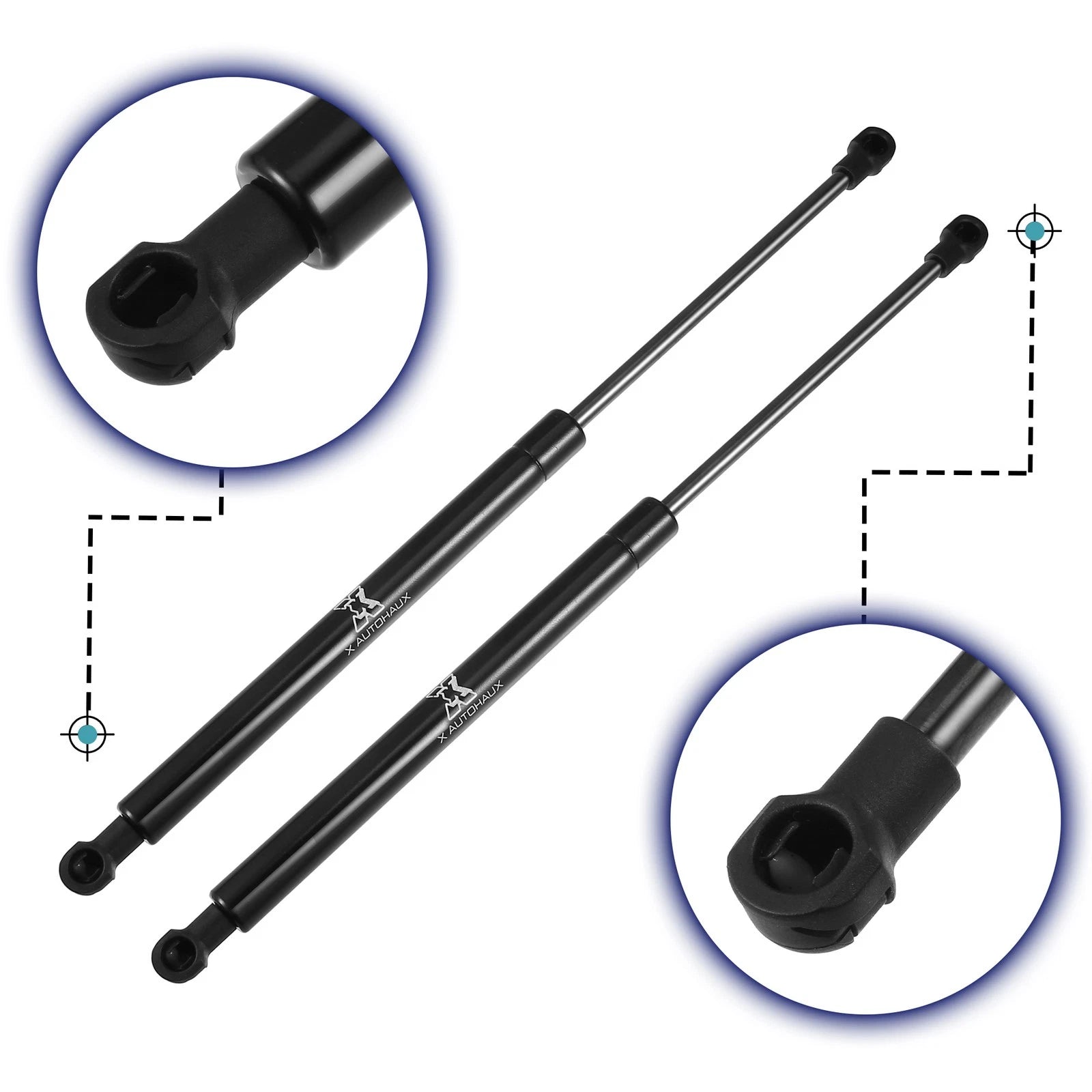 2X Front Hood Gas Lift Supports 51237060550 for BMW 3er E90 E91 E92 (2005–2011)