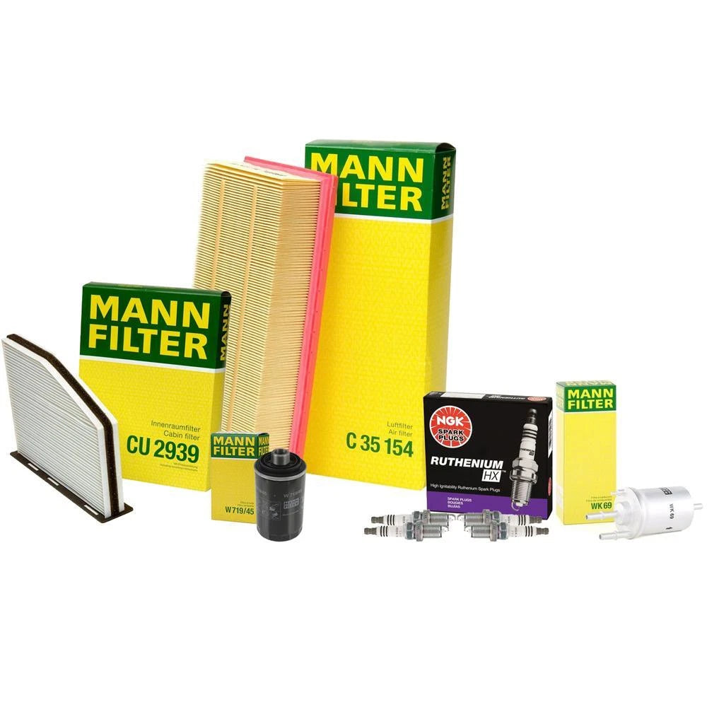 Tune-Up Kit with Mann Filters & NGK Spark Plugs for Audi A3 VW GTI Jetta (L4)