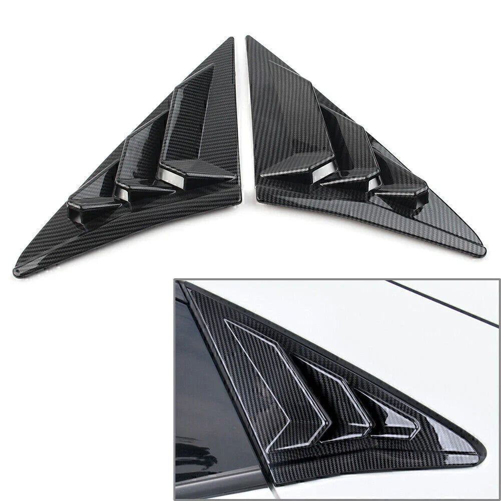 Rear Side Vent Window Louvers for Honda Civic Hatchback (2016-2021)