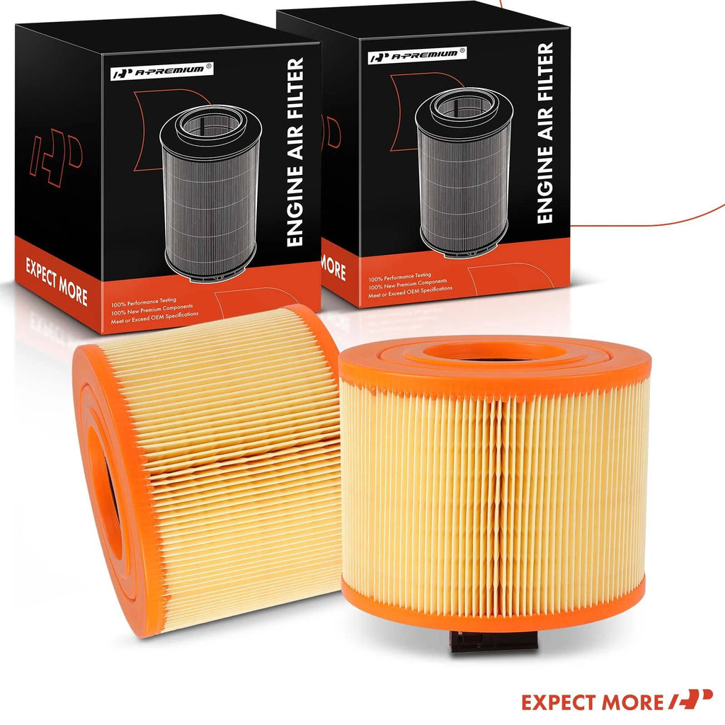 2X Engine Air Filter for BMW 125i 130i E82 E87 E90 (2006-2010)