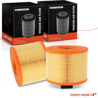 2X Engine Air Filter for BMW 125i 130i E82 E87 E90 (2006-2010)