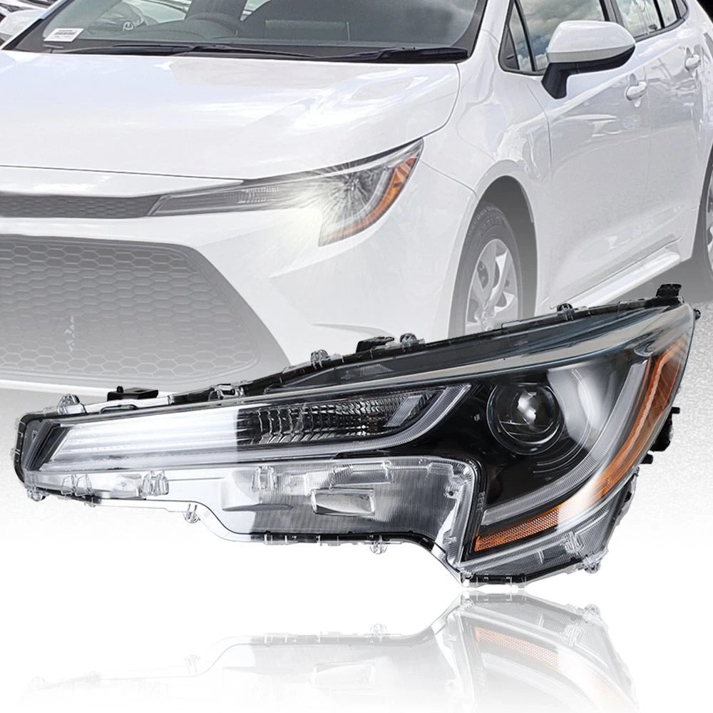 LED Projector Headlight for Toyota Corolla L | LE (2020–2021) Left Side