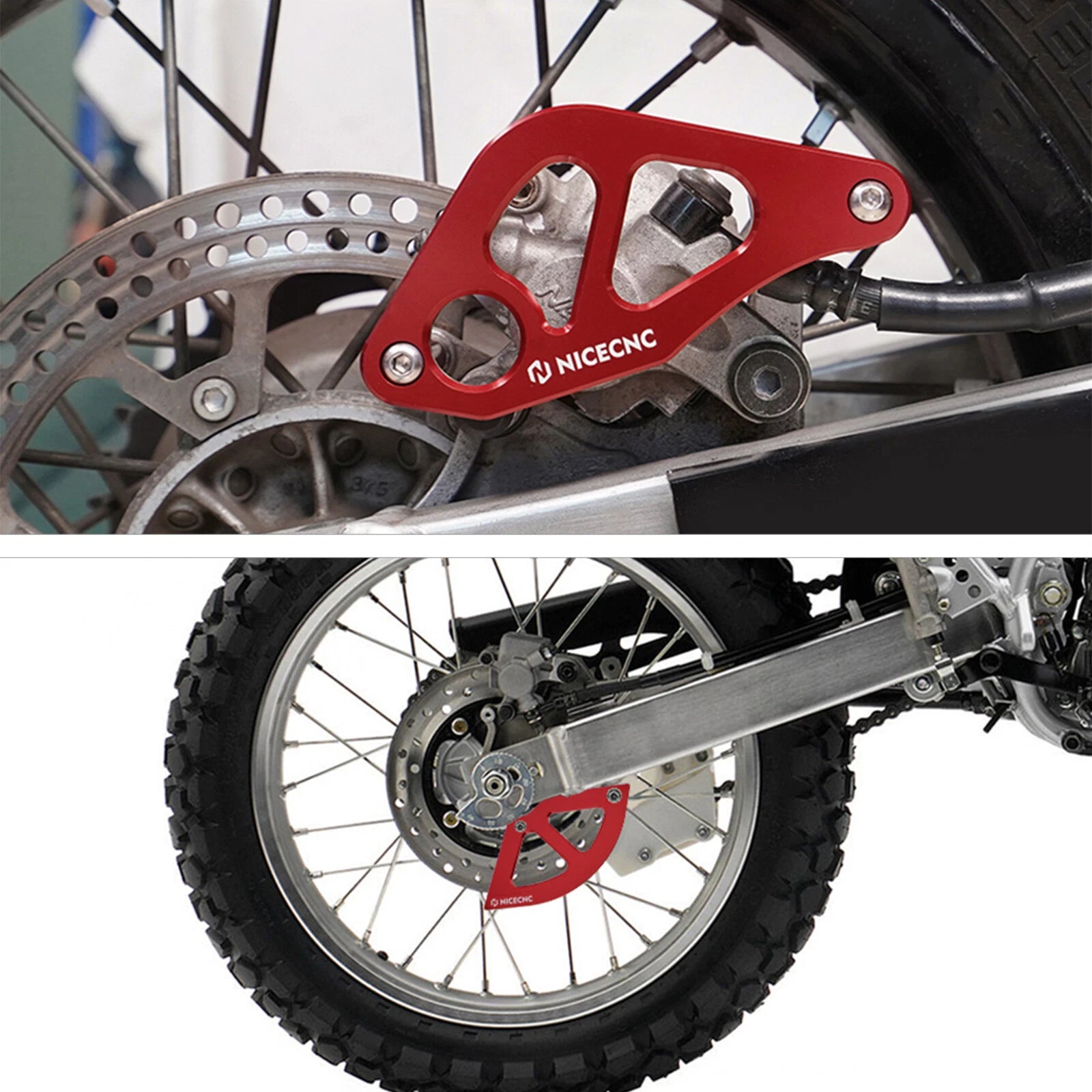 Rear Brake Caliper Guard Disc Protector for Honda CR125R CR250R (1997–2001)