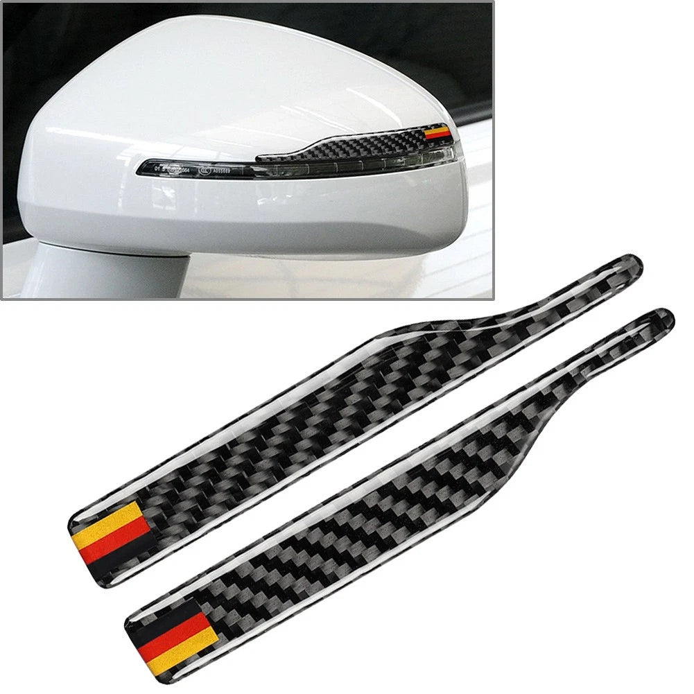 Carbon Rearview Mirror Anti-Collision Strip Protector for Universal Fit (2010–2023)