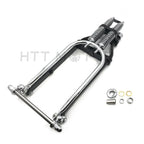 2X Over Black and Chrome Springer for Harley Big Twin