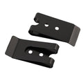 Set of 2 Belt Clip Hooks for Universal Use (57mm x 26mm) Black Coated