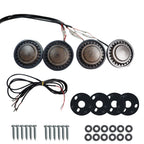 LED Front Grille Marker Lights Kit for Jeep Wrangler JK (2007–2018)