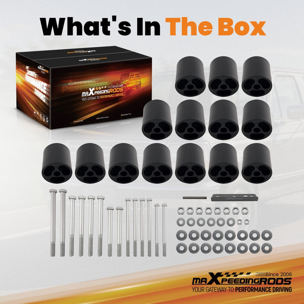 3" Body Lift Kit for Ford F150 F250 F350 (1987–1991)