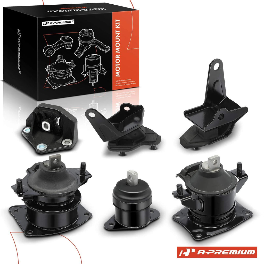 6X Engine Motor & Transmission Mount for Honda Accord (2003–2007)