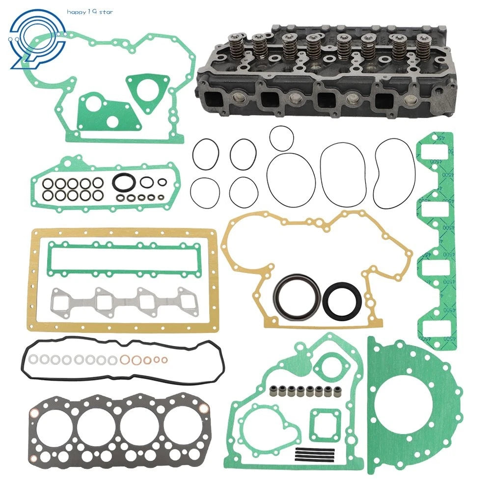 Complete Cylinder Head Assembly & Full Gasket Set for Mitsubishi S4S