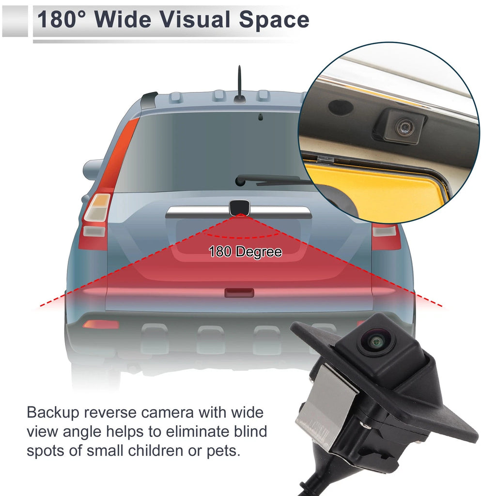 Rear View Camera for Kia Optima (2011–2013) 120-180 Degree