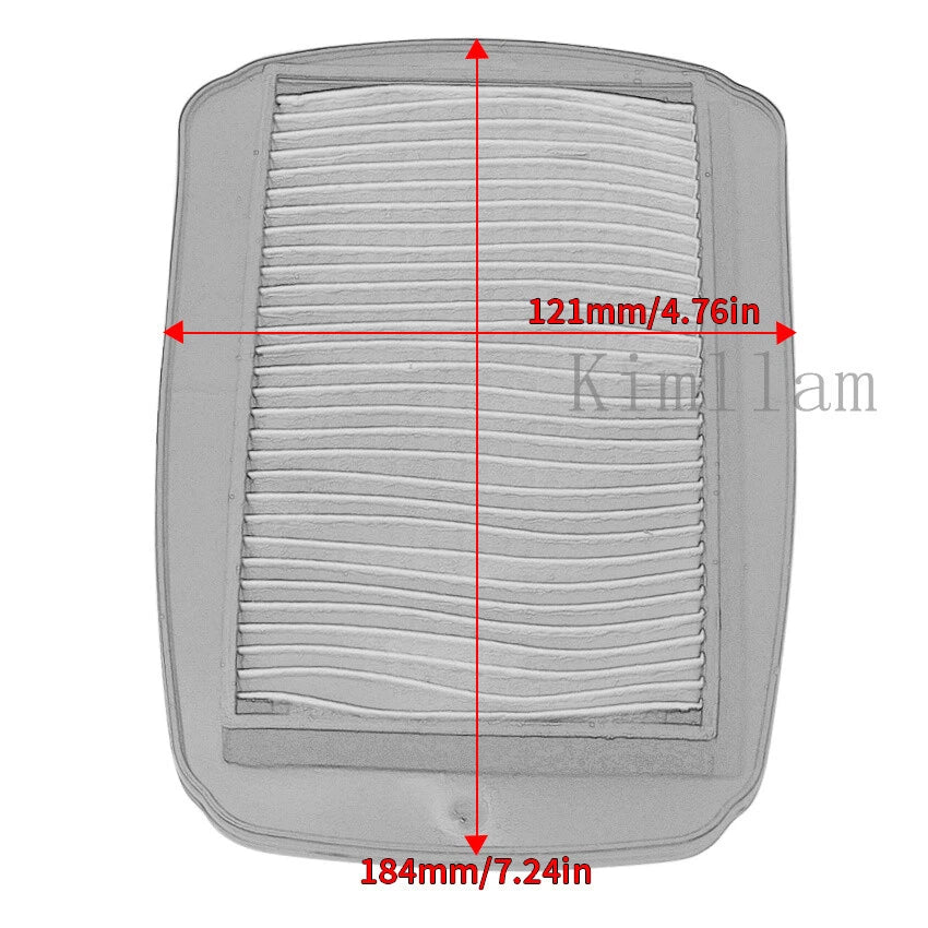 Air Filter Element for Yamaha WR125R WR125X YZF R125 YZF R15 MT125 (2009–2019)