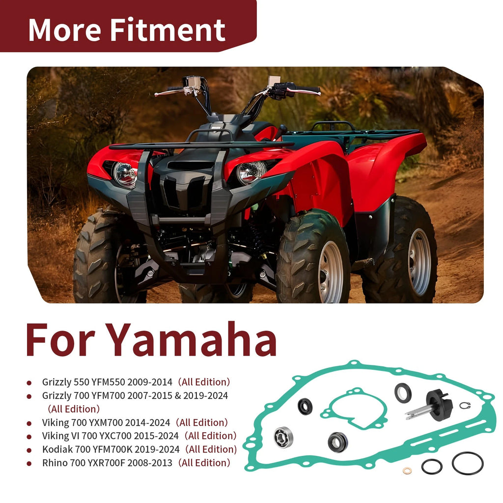 Water Pump Rebuild Kit for Yamaha Kodiak 700 YFM700 (2019–2024)