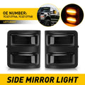 Smoked LED Side Tow Mirror Light for Ford F250-F550 Super Duty (2008–2016)