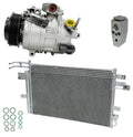 A/C Compressor Kit with Condenser for Lincoln MKS 3.7L V6 (2016)