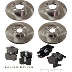 Brake Disc Rotors and Pads Kit for VW Audi TT Jetta Golf (2002)