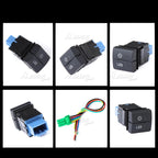 1x Dual Dashboard Control Square Switch Button for Toyota Rav4 (2019–2024)