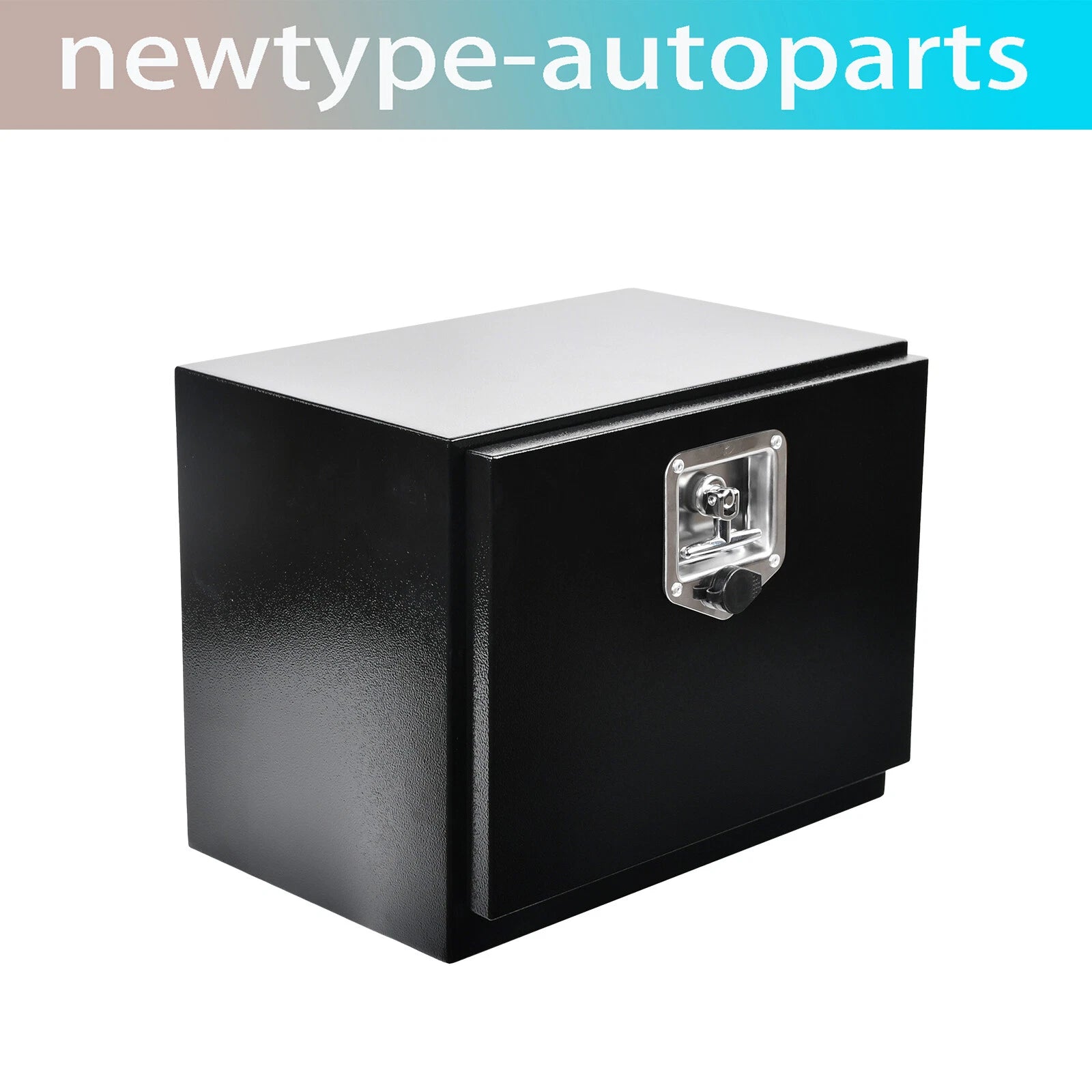 Black Steel Tool Box for Pickup Truck (18"x12"x14")