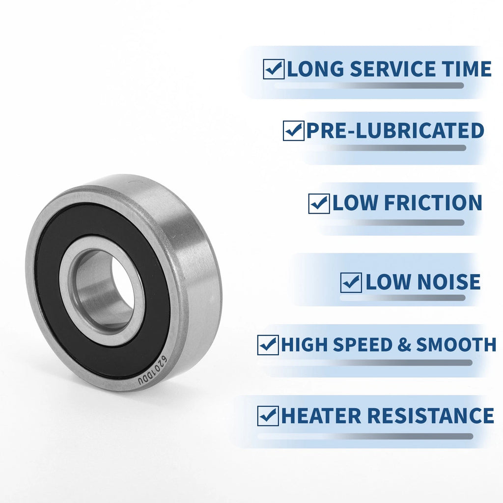 6201DDU Deep Groove Ball Bearing for Scooter Skateboard Wheel (12x32x10mm)