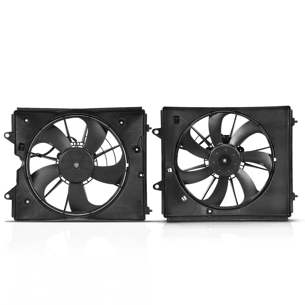 2X Cooling Fan Assembly with Shroud for Honda Odyssey (2011–2017)