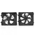2X Cooling Fan Assembly with Shroud for Honda Odyssey (2011–2017)