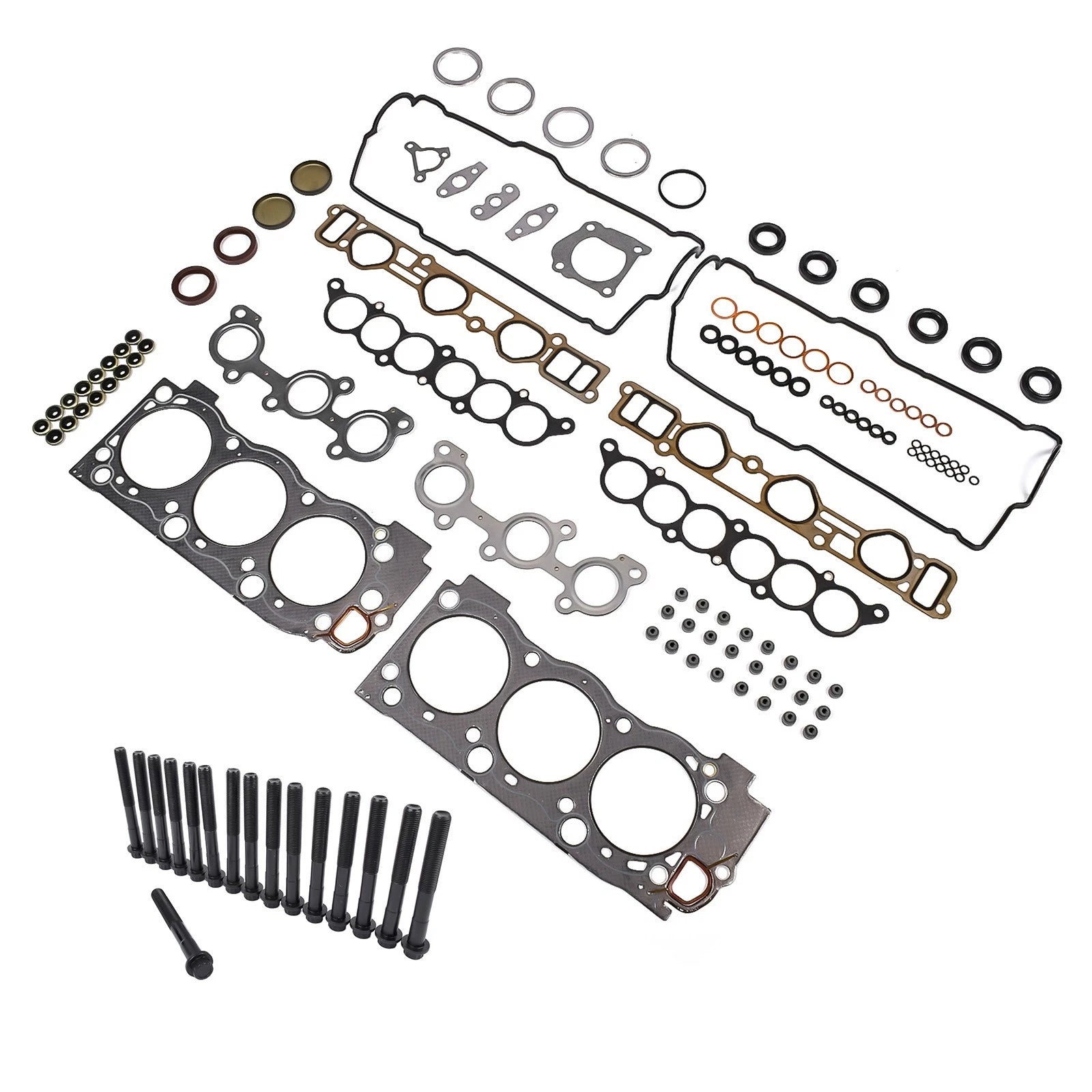 Head Gasket Set w/Bolts for Toyota 4Runner Tacoma Tundra T100 (1995–2004) 5VZFE