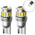 Set of 2 White T10 13-SMD LED Light Bulbs for Various Models