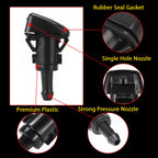 2 Pcs Windshield Washer Nozzles for Chrysler 300 and Ram 1500 (2009-2025)
