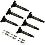 Set of 6 Ignition Coils & Iridium Spark Plugs for Toyota Tacoma (2016–2021)