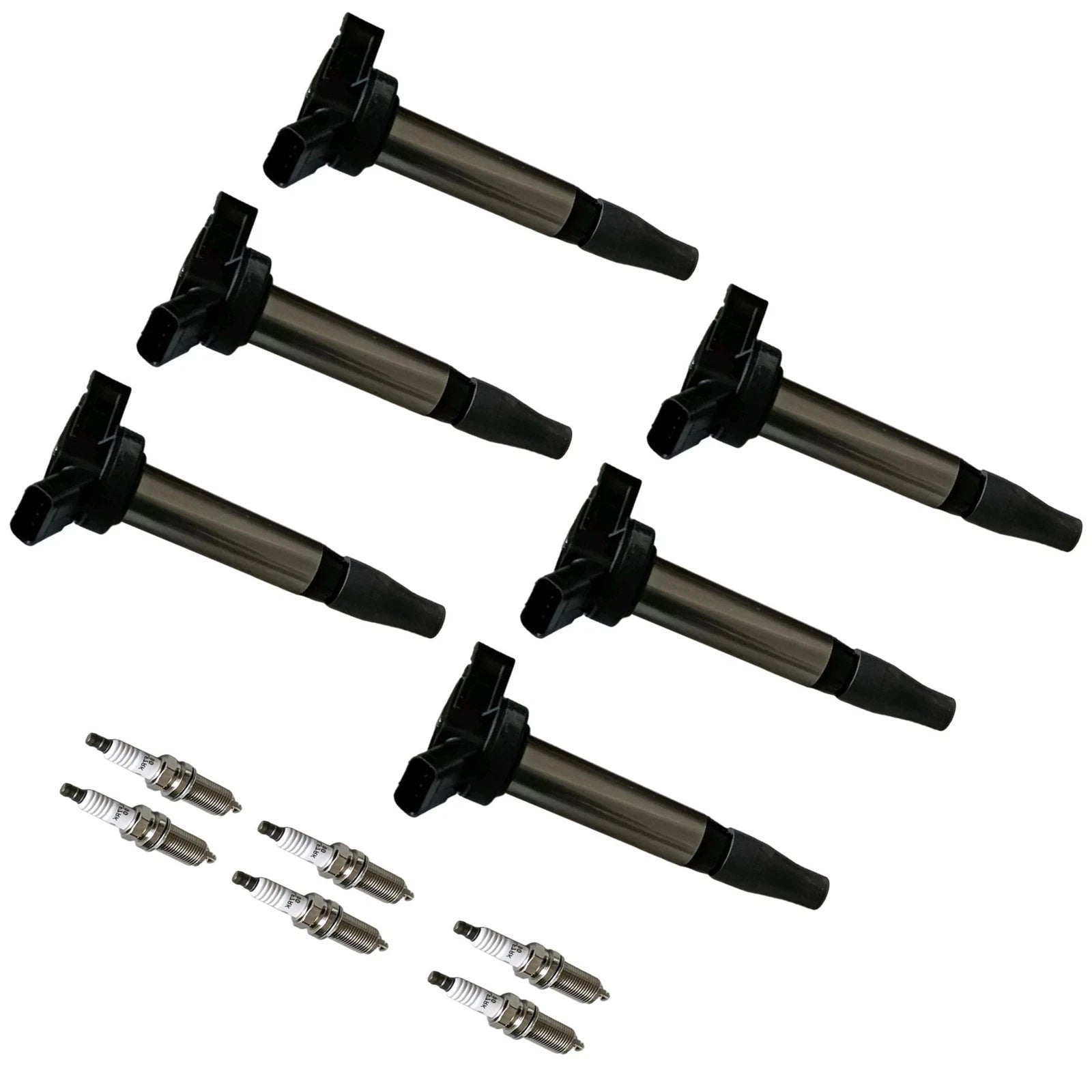 Set of 6 Ignition Coils & Iridium Spark Plugs for Toyota Tacoma (2016–2021)
