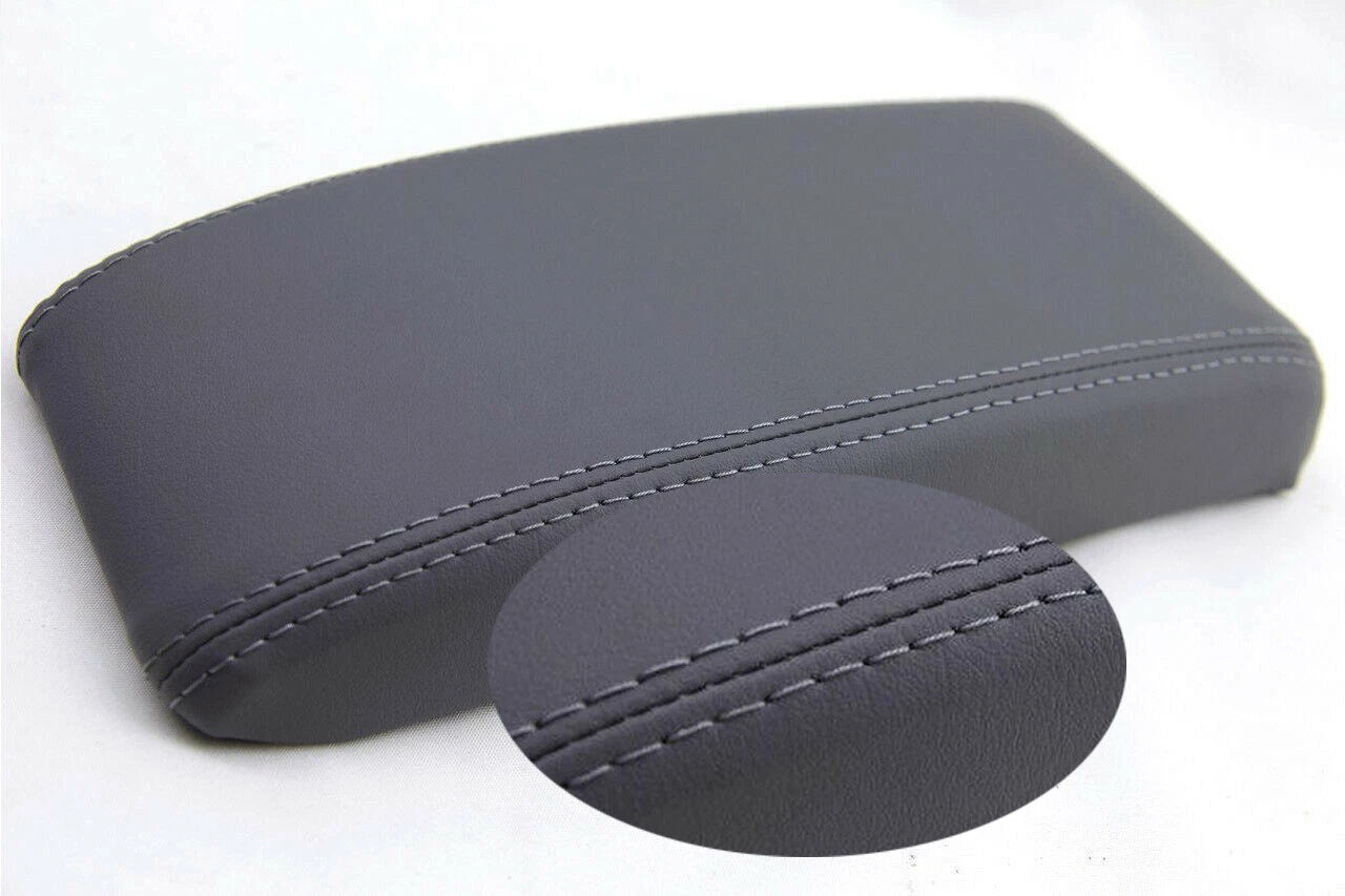 Center Console Armrest Cover for Toyota 4Runner (1996–2002) Gray Leather Synthetic