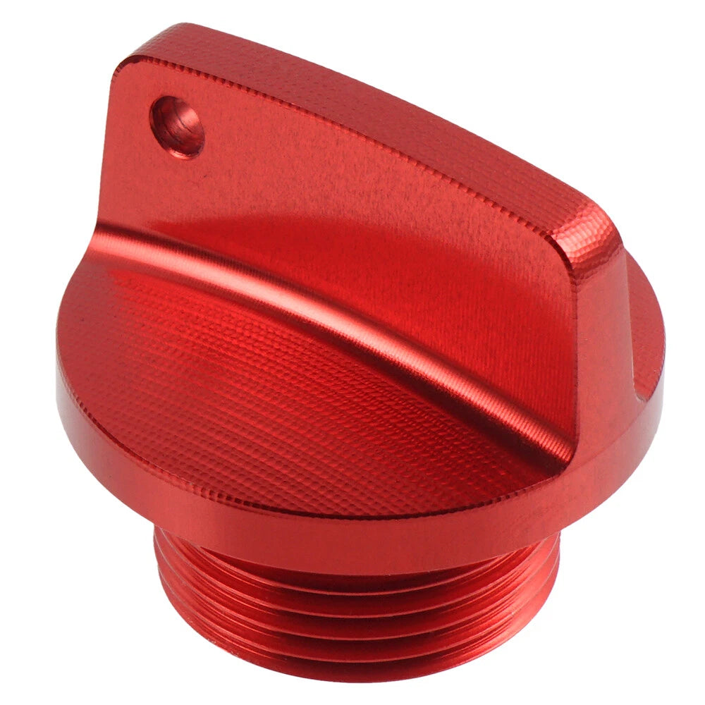 Billet Aluminum Oil Filter Cap Anodized Red for Ducati Monster 1000 (2002–2007)