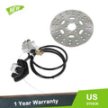 Rear Hydraulic Brake Caliper Assembly & Disc Rotor Kit for ATV Go-kart