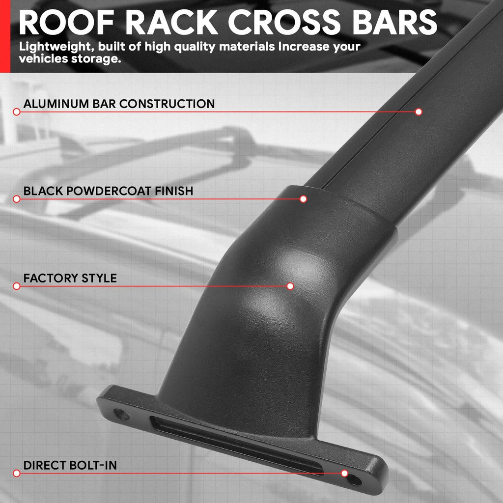 Roof Rack Cross Bar Cargo Carrier for Nissan Kicks (2017–2024)