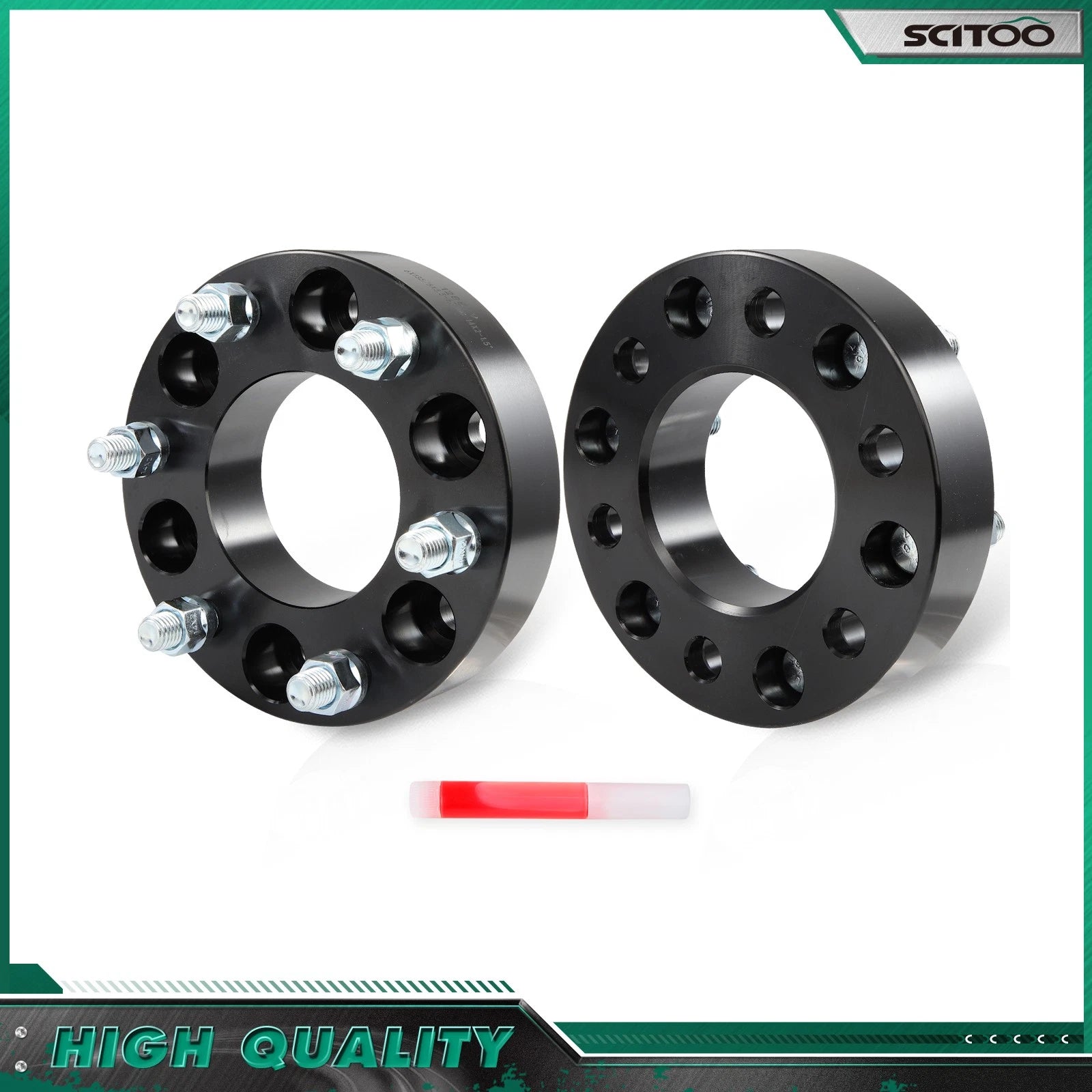 2X 1.5" Wheel Adapters 6x135 to 6x5.5" M14x2 for Ford F-150 (2004–2014)