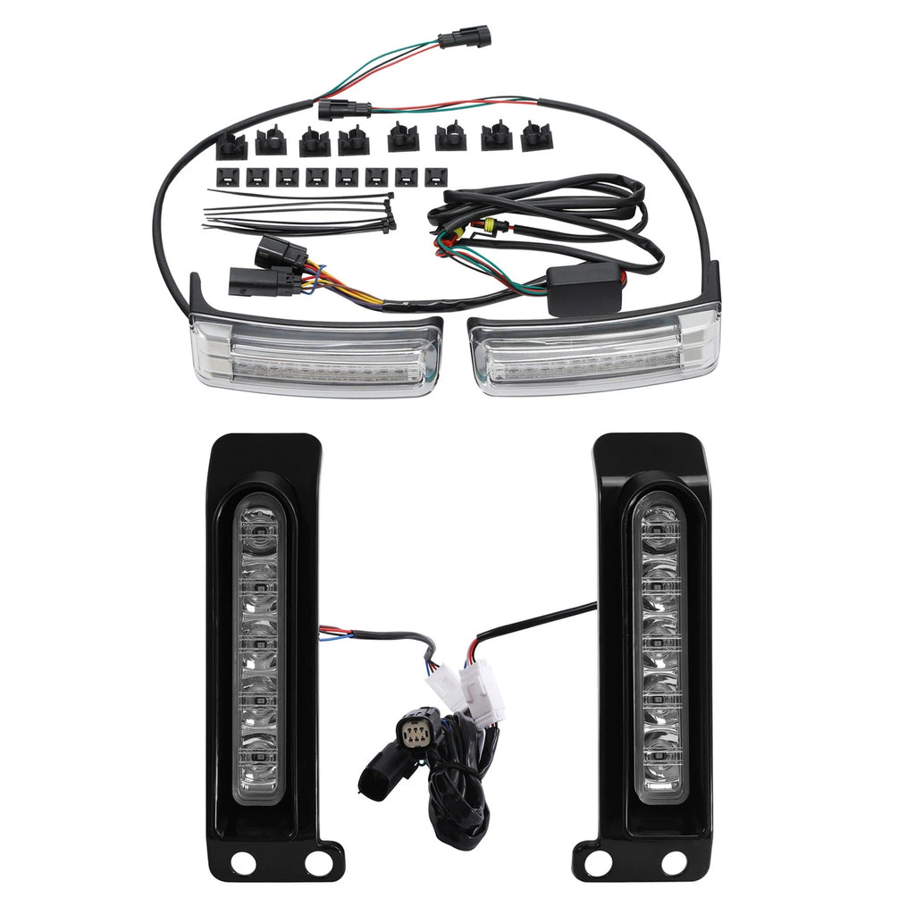 LED Saddlebags Insert Support Run Brake Turn Light for Harley Touring (2014–2024)