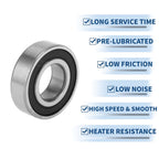 1 Pc 6205DDU Deep Groove Ball Bearing for Scooter Skateboard (P0 25x52x15mm)