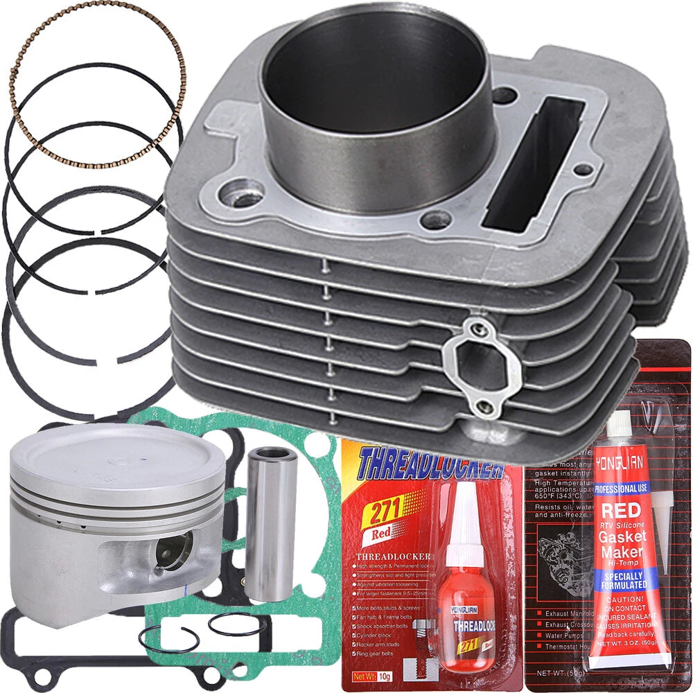 Top End Kit Cylinder Piston Gasket for Yamaha Kodiak 400, Big Bear 400 (1993–1999)