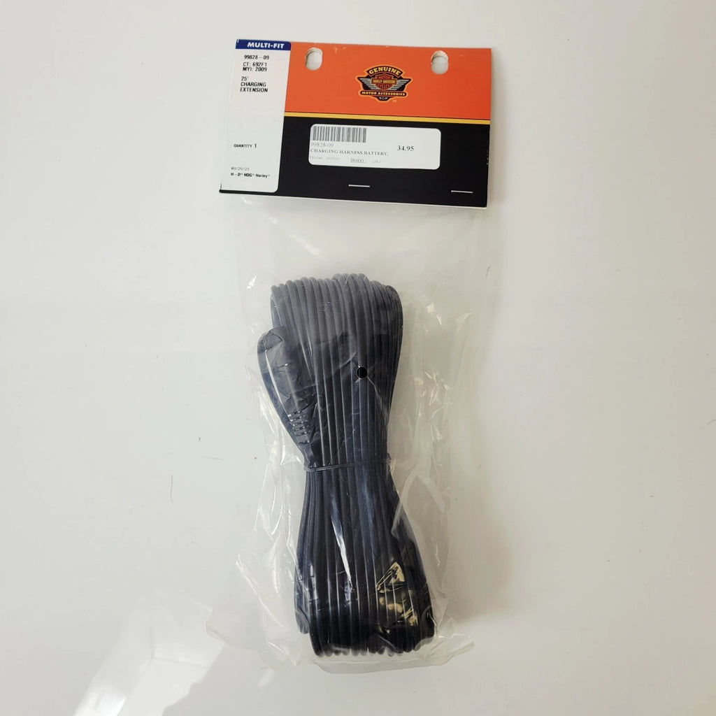 25ft Battery Charger Extension Lead for Harley-Davidson (OEM 99828-09)