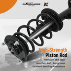 Set of 2 Front + Rear Struts w/Coil Spring for Kia Sorento (2011–2013)