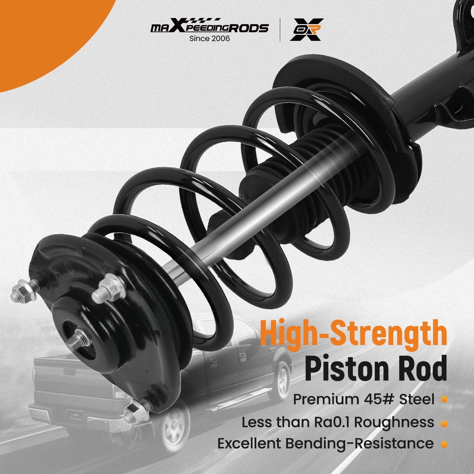 Set of 2 Front + Rear Struts w/Coil Spring for Kia Sorento (2011–2013)
