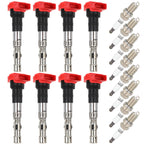 8pc Ignition Coil Spark Plug Pack for Audi A6 A8 Allroad Quattro S4