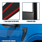 Set of 2 Carbon Fiber Style Side Vent Fender Badge Covers for Ford F150 (2021–2022) 782685548700