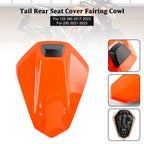 Tail Rear Seat Cover Fairing Cowl for KTM 125 250 390 Duke (2017–2023) Orange