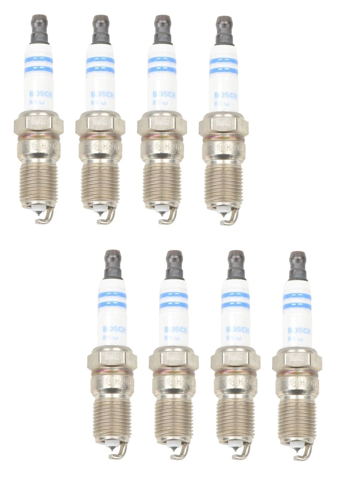 Set of 8 Bosch Double Platinum Spark Plugs for Acura Ford Chevy Dodge Honda