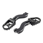 Black Rear Passenger Pedals Mount Kit for Harley Touring Electra Glide (1993-2024)