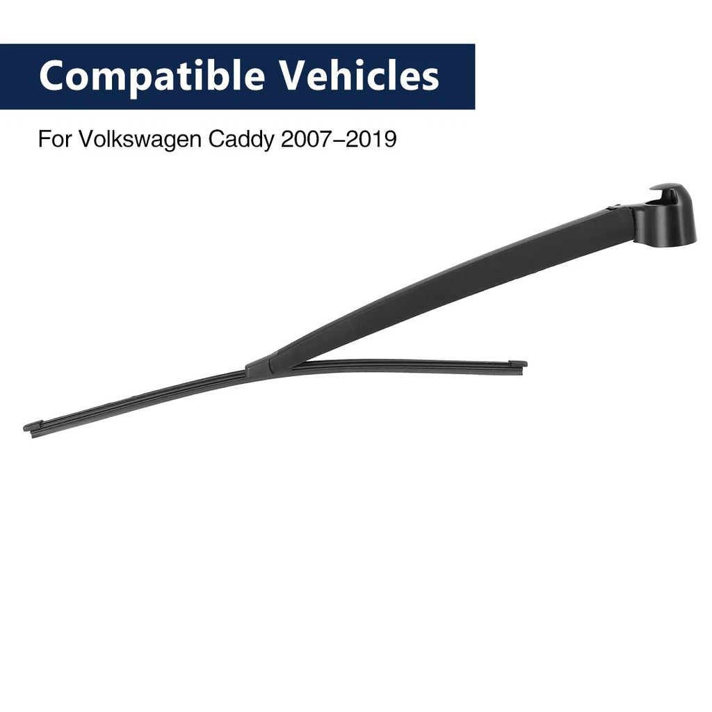 Set of 2 Rear Windshield Wiper Blade Arms 405mm for Volkswagen Caddy (2007–2019)