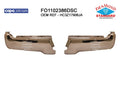 Chrome Steel Rear Left/Right Step Bumper Face Bar w/o Park Assist Sensor Holes