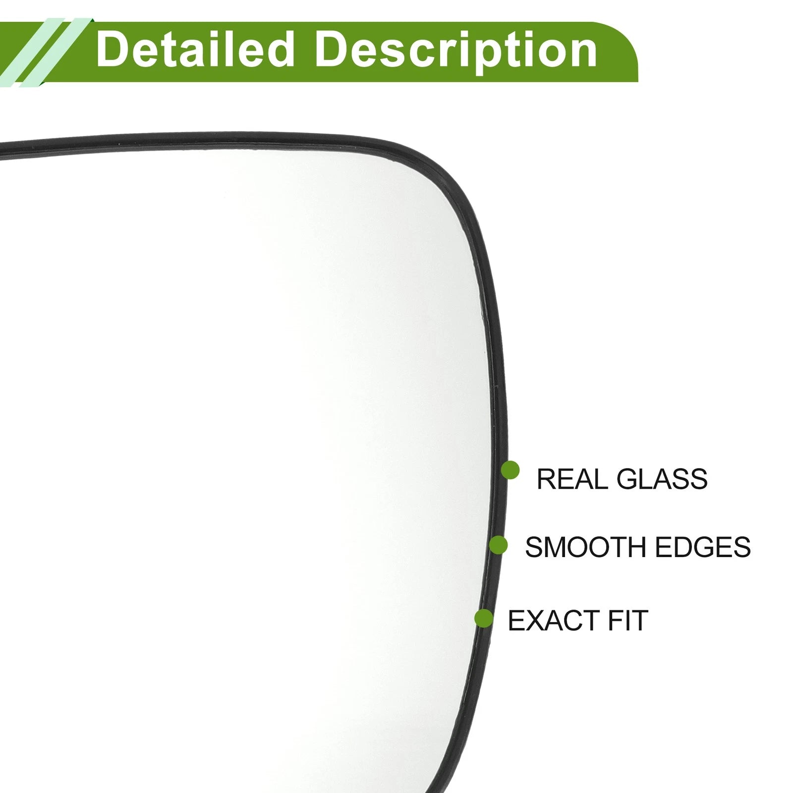 Left Side Mirror Glass Replacement for Hyundai I30 GD (2012–2017)