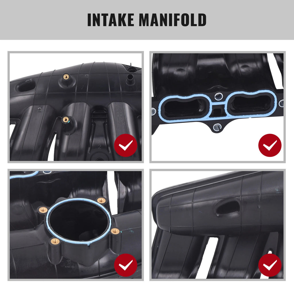 Upper Intake Manifold with Gasket for Chevy Trailblazer GMC Envoy (2002–2007)